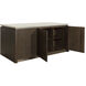 Boden White / Chocolate Kitchen Island
